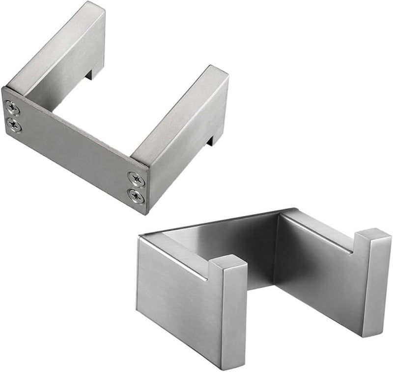 304 Stainless Steel Towel Hook Rack Rustproof Wall Hooks For Bathroom Home Office - Image 1